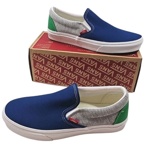 Vans ~Men\'s 9; Woman 10.5~ Classic Gray/True Wht Slip-On Coastal Sneakers NEW. main image 16